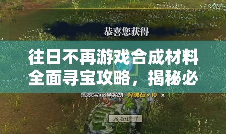 往日不再游戏合成材料全面寻宝攻略，揭秘必去地点，助你满载而归不落空