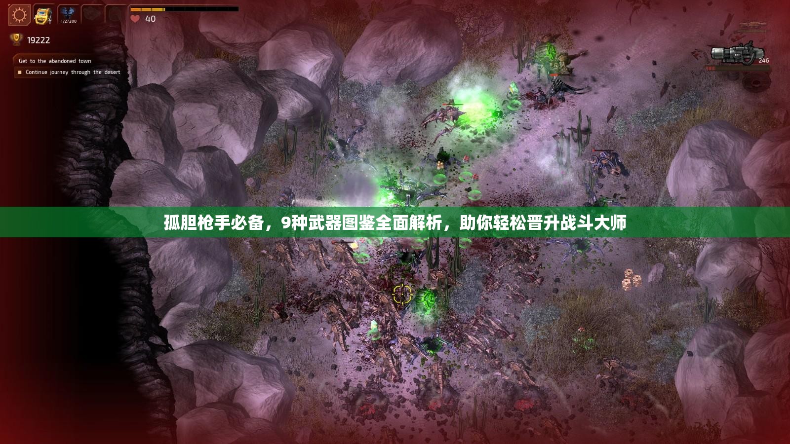 孤胆枪手必备，9种武器图鉴全面解析，助你轻松晋升战斗大师