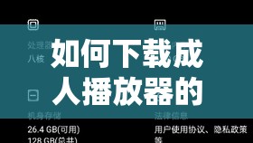 如何下载成人播放器的正规途径及注意事项