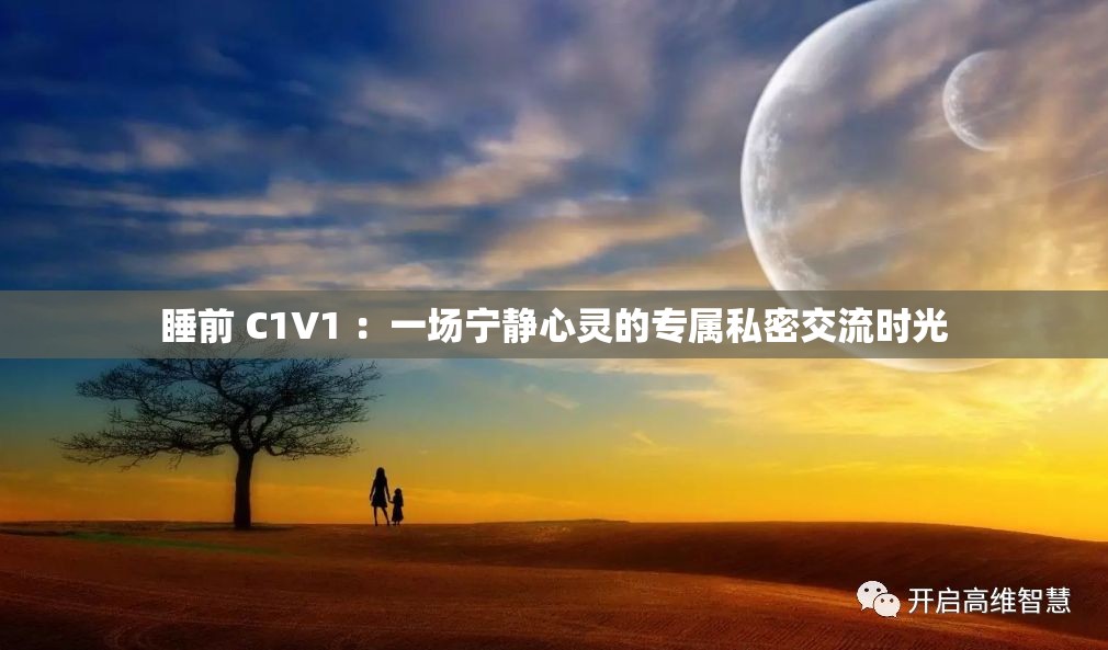 睡前 C1V1 ：一场宁静心灵的专属私密交流时光