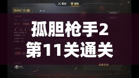 孤胆枪手2第11关通关攻略，高效资源管理、必备技巧与制胜策略详解