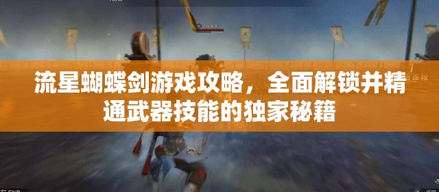 流星蝴蝶剑游戏攻略，全面解锁并精通武器技能的独家秘籍