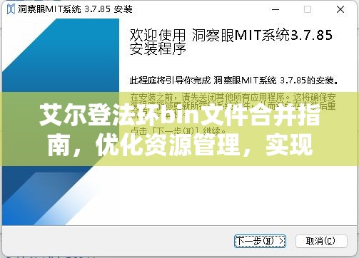 艾尔登法环bin文件合并指南，优化资源管理，实现高效使用并避免存储空间浪费