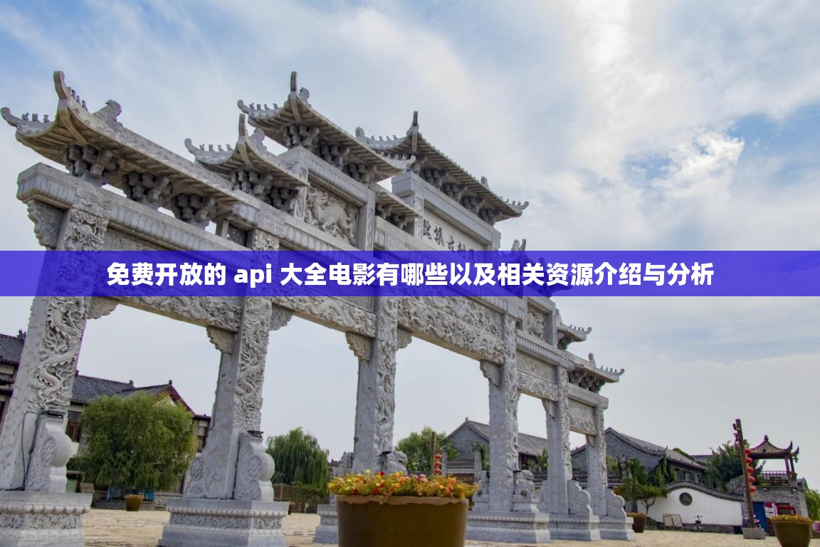 免费开放的 api 大全电影有哪些以及相关资源介绍与分析