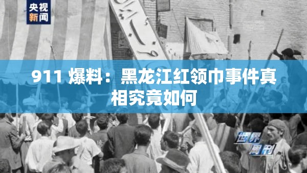911 爆料：黑龙江红领巾事件真相究竟如何