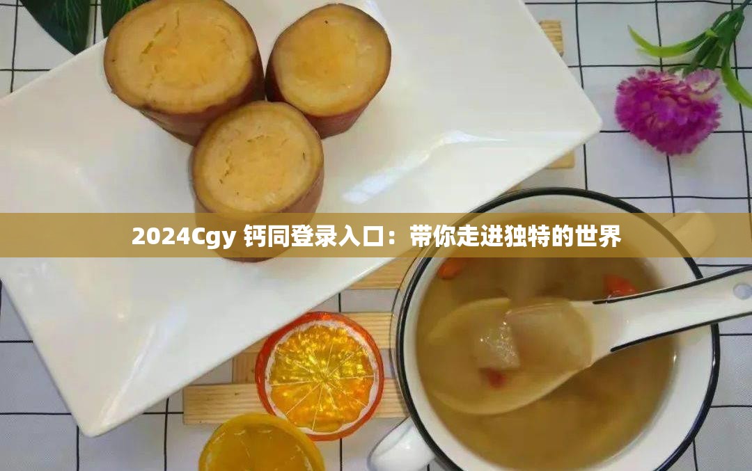2024Cgy 钙同登录入口：带你走进独特的世界