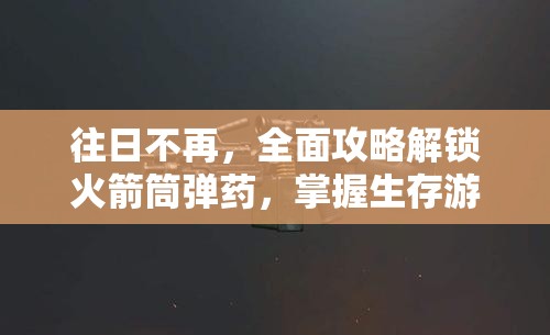 往日不再，全面攻略解锁火箭筒弹药，掌握生存游戏致胜秘籍