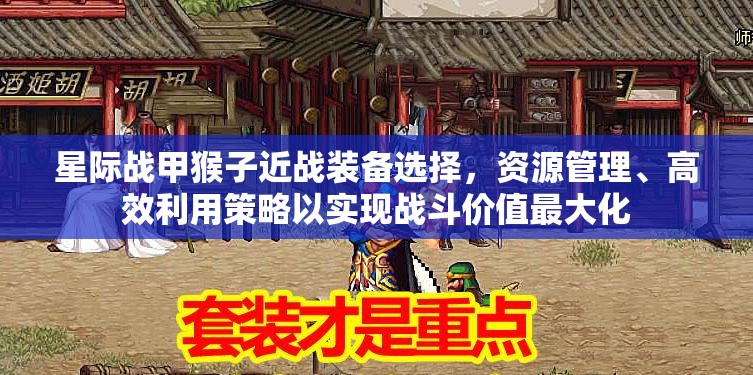 星际战甲猴子近战装备选择，资源管理、高效利用策略以实现战斗价值最大化