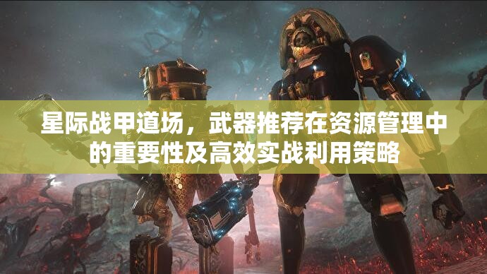 星际战甲道场，武器推荐在资源管理中的重要性及高效实战利用策略