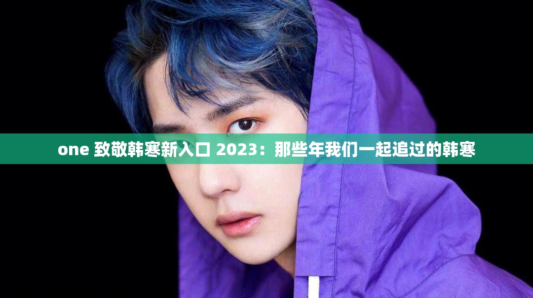 one 致敬韩寒新入口 2023：那些年我们一起追过的韩寒