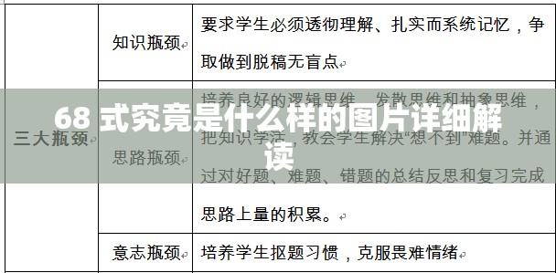 68 式究竟是什么样的图片详细解读