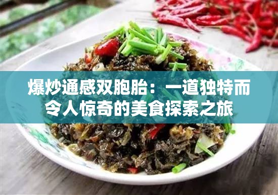 爆炒通感双胞胎：一道独特而令人惊奇的美食探索之旅