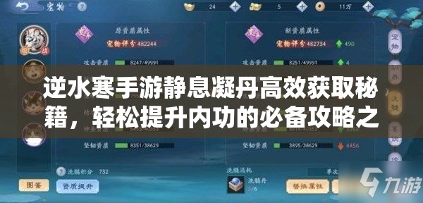 逆水寒手游静息凝丹高效获取秘籍，轻松提升内功的必备攻略之选