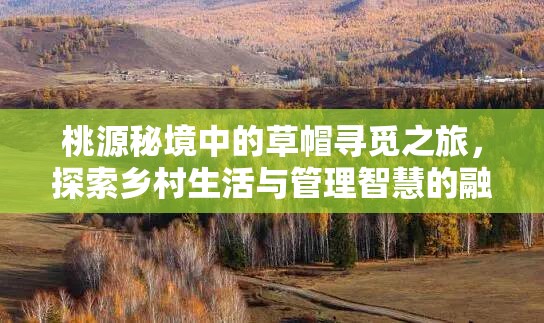 桃源秘境中的草帽寻觅之旅，探索乡村生活与管理智慧的融合