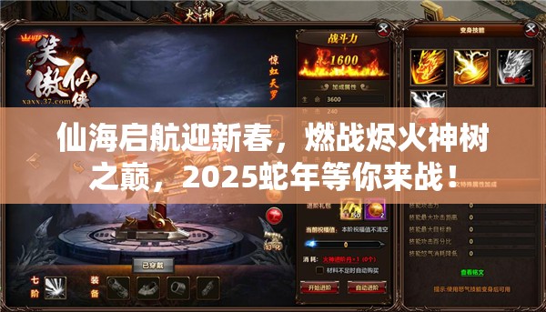 仙海启航迎新春，燃战烬火神树之巅，2025蛇年等你来战！