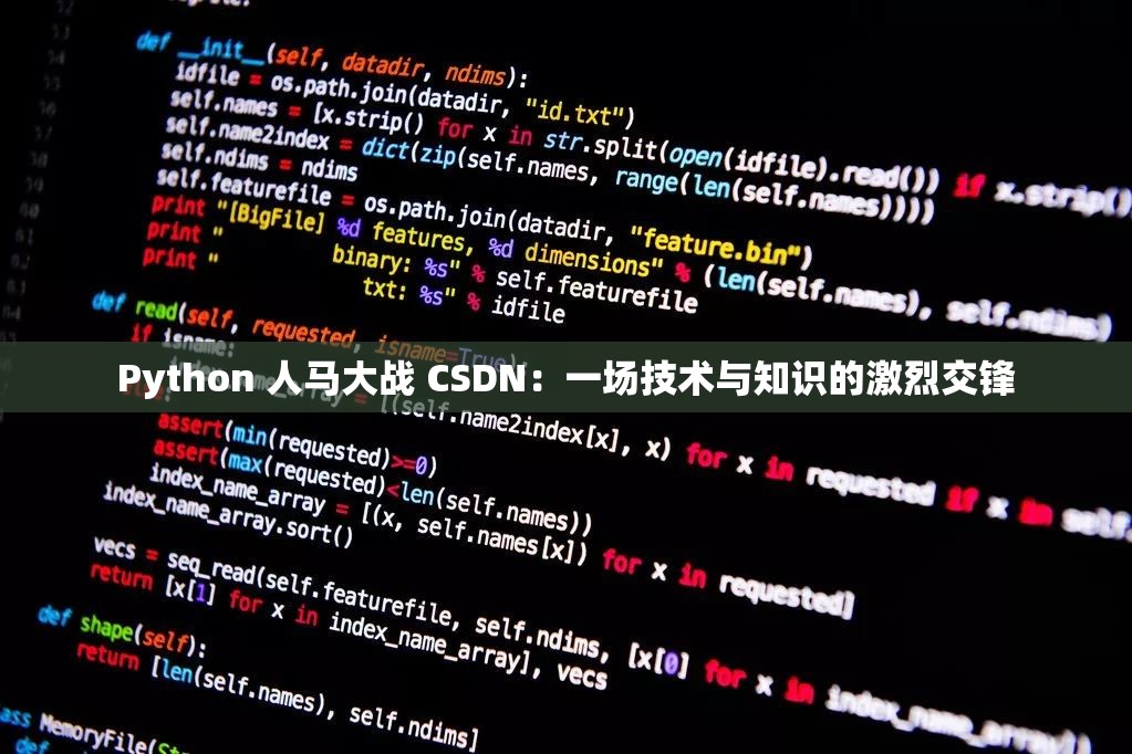 Python 人马大战 CSDN：一场技术与知识的激烈交锋