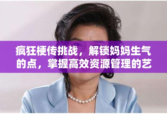 疯狂梗传挑战，解锁妈妈生气的点，掌握高效资源管理的艺术策略