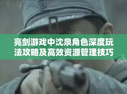 亮剑游戏中沈泉角色深度玩法攻略及高效资源管理技巧