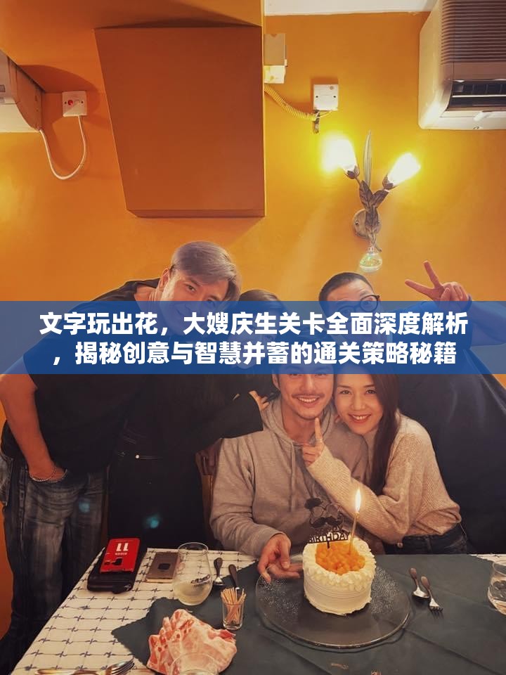 文字玩出花，大嫂庆生关卡全面深度解析，揭秘创意与智慧并蓄的通关策略秘籍