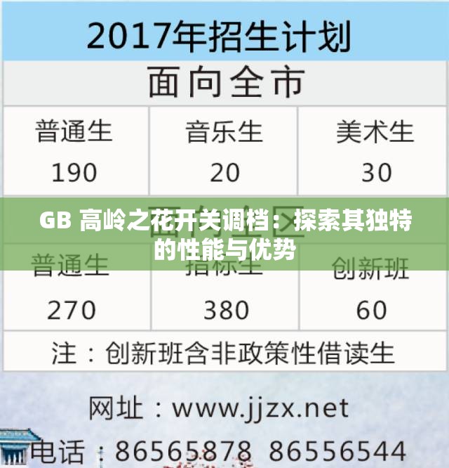 GB 高岭之花开关调档：探索其独特的性能与优势