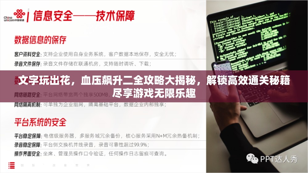 文字玩出花，血压飙升二全攻略大揭秘，解锁高效通关秘籍尽享游戏无限乐趣