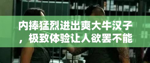 内捧猛烈进出爽大牛汉子，极致体验让人欲罢不能