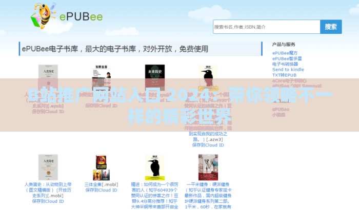 B站推广网站入口 2024：带你领略不一样的精彩世界