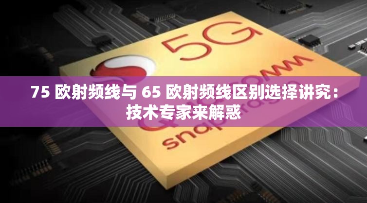 75 欧射频线与 65 欧射频线区别选择讲究：技术专家来解惑