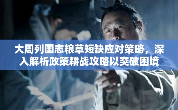 大周列国志粮草短缺应对策略，深入解析政策耕战攻略以突破困境