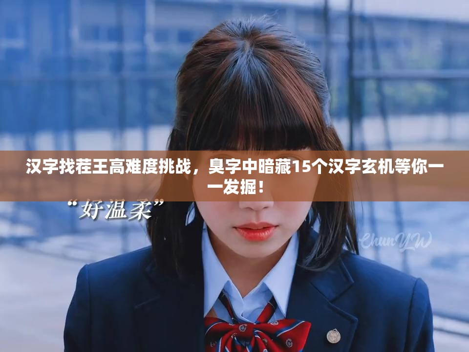 汉字找茬王高难度挑战，臭字中暗藏15个汉字玄机等你一一发掘！