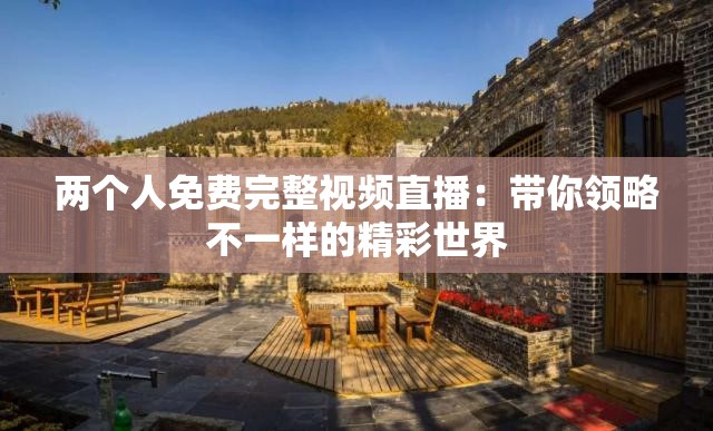 两个人免费完整视频直播：带你领略不一样的精彩世界