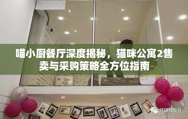 喵小厨餐厅深度揭秘，猫咪公寓2售卖与采购策略全方位指南