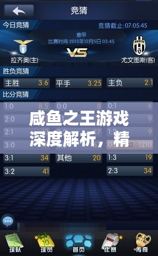 咸鱼之王游戏深度解析，精准属性全面详解与高效资源管理策略