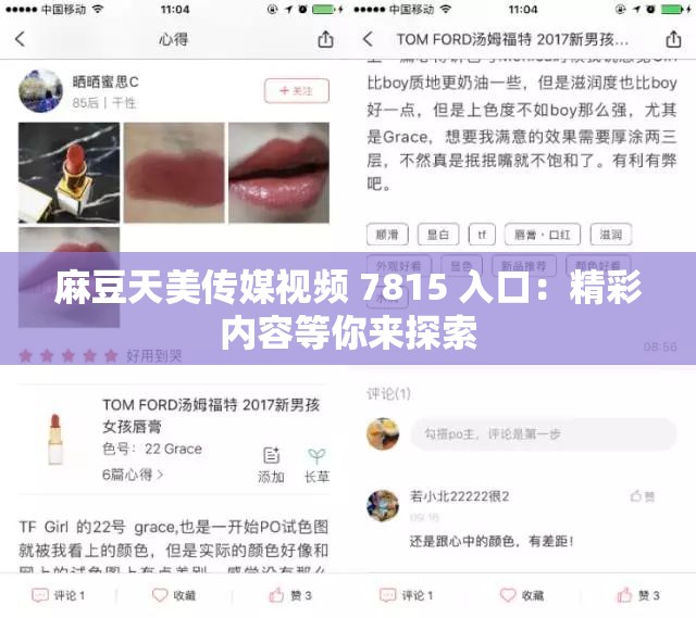 麻豆天美传媒视频 7815 入口：精彩内容等你来探索