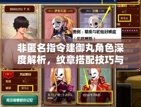非匿名指令建御丸角色深度解析，纹章搭配技巧与全攻略指南