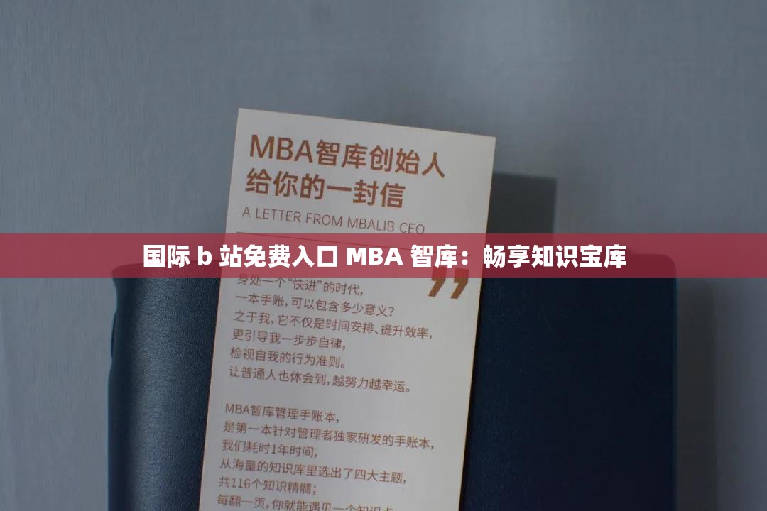 国际 b 站免费入口 MBA 智库：畅享知识宝库
