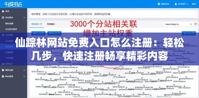 仙踪林网站免费入口怎么注册：轻松几步，快速注册畅享精彩内容