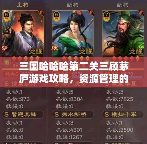 三国哈哈哈第二关三顾茅庐游戏攻略，资源管理的重要性及高效策略解析