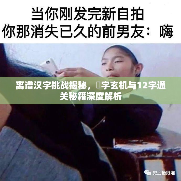 离谱汉字挑战揭秘，巭字玄机与12字通关秘籍深度解析