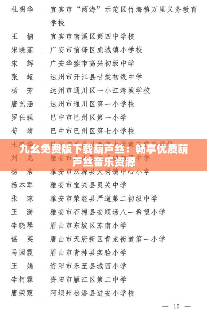 九幺免费版下载葫芦丝：畅享优质葫芦丝音乐资源