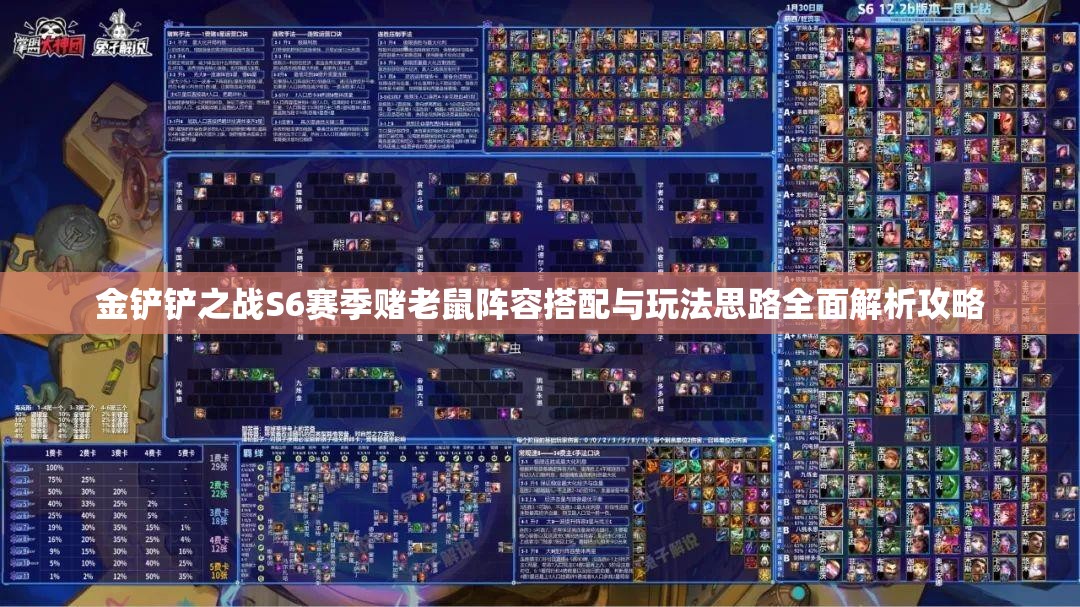 金铲铲之战S6赛季赌老鼠阵容搭配与玩法思路全面解析攻略