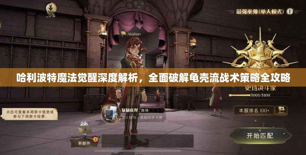 哈利波特魔法觉醒深度解析，全面破解龟壳流战术策略全攻略