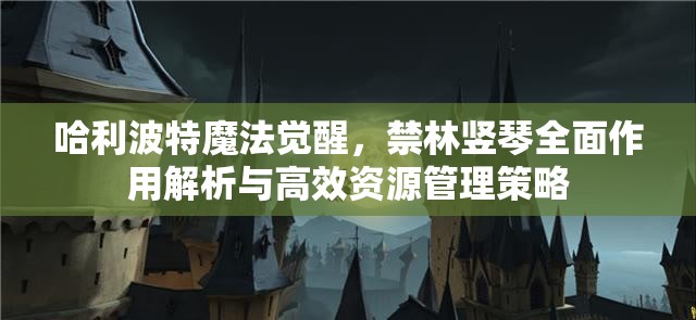 哈利波特魔法觉醒，禁林竖琴全面作用解析与高效资源管理策略