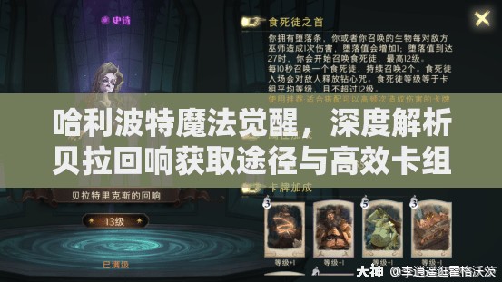 哈利波特魔法觉醒，深度解析贝拉回响获取途径与高效卡组搭配攻略