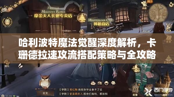哈利波特魔法觉醒深度解析，卡珊德拉速攻流搭配策略与全攻略指南