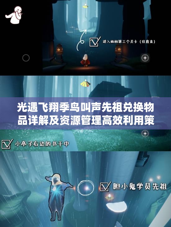 光遇飞翔季鸟叫声先祖兑换物品详解及资源管理高效利用策略指南