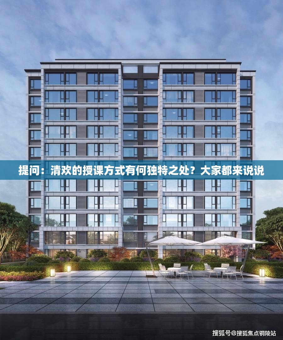 提问：清欢的授课方式有何独特之处？大家都来说说