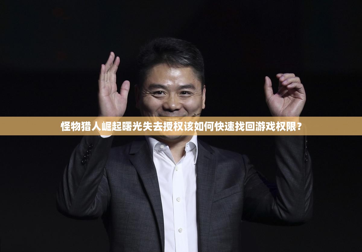 怪物猎人崛起曙光失去授权该如何快速找回游戏权限？