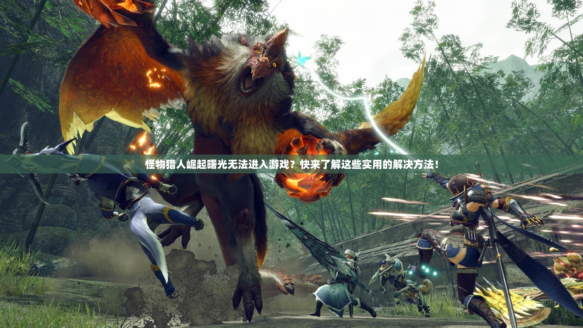 怪物猎人崛起曙光无法进入游戏？快来了解这些实用的解决方法！