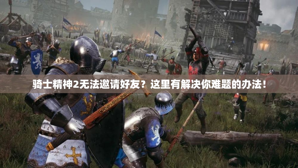 骑士精神2无法邀请好友？这里有解决你难题的办法！